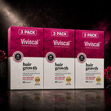 Viviscal Hair Growth Supplement 3 Pack – 540 Tablets | Biotin & Collagen Complex