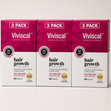 Viviscal Hair Growth Supplement 3 Pack – 540 Tablets | Biotin & Collagen Complex