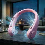 Portable Neck Fan – Rechargeable Bladeless Personal Cooler